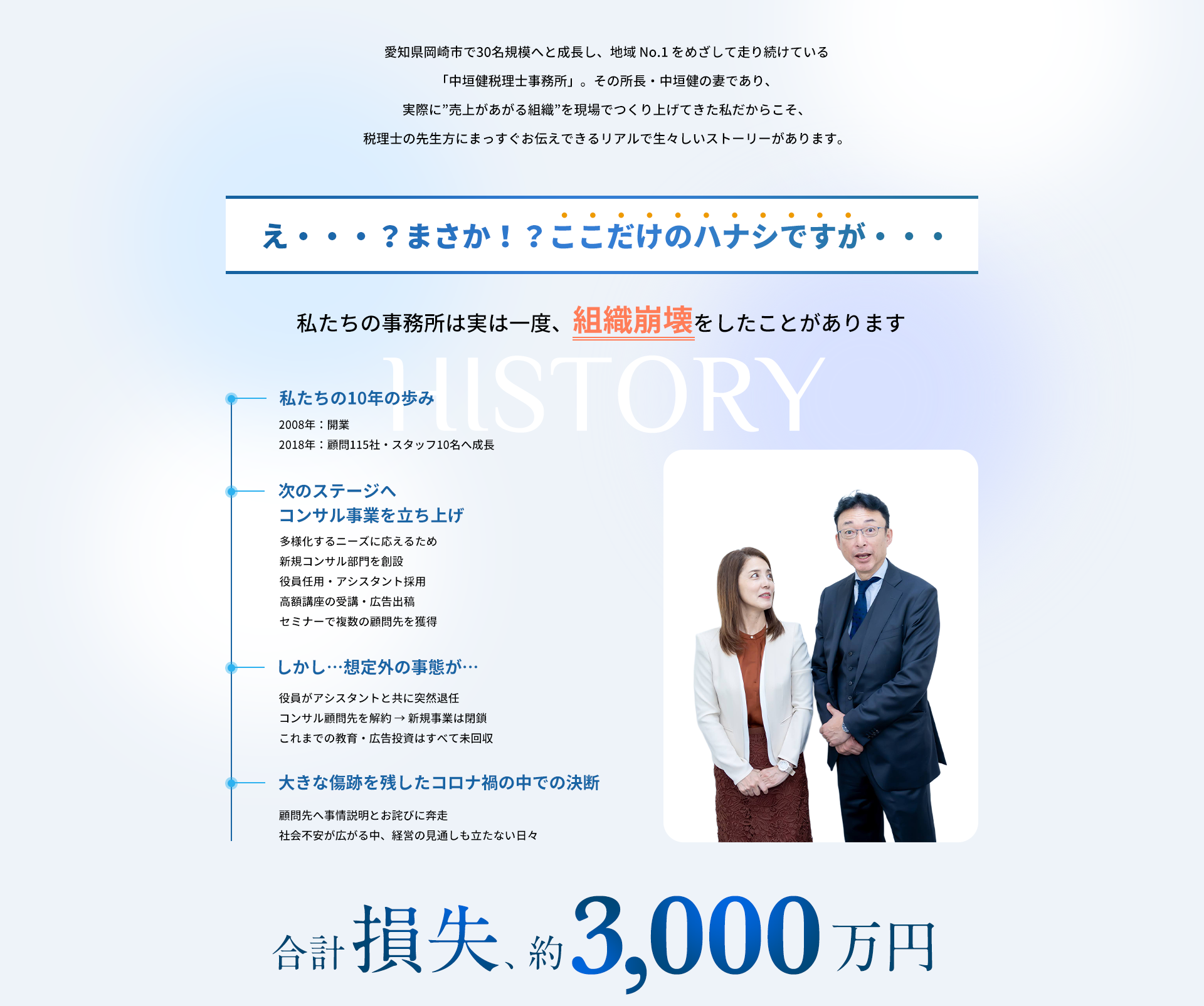 中垣健税理士事務所の事務所崩壊の危機